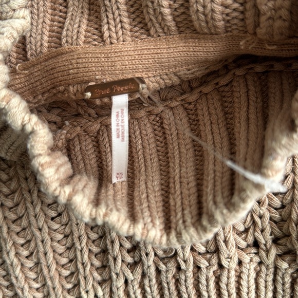 Free People Sweetheart Sweater Sandcastle Size XS - Picture 4 of 7